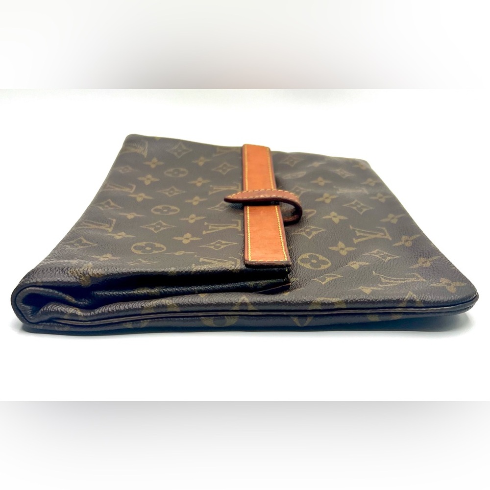 LOUIS VUITTON Vintage Pochette Pliante in Monogram Canvas and Leather - GUC - Picture 5 of 10